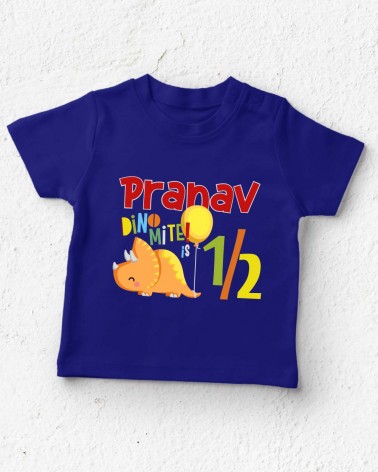 Dino-mite Half Birthday Romper